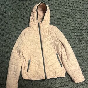 Moose Knuckles Light Pink Puffer Jacket